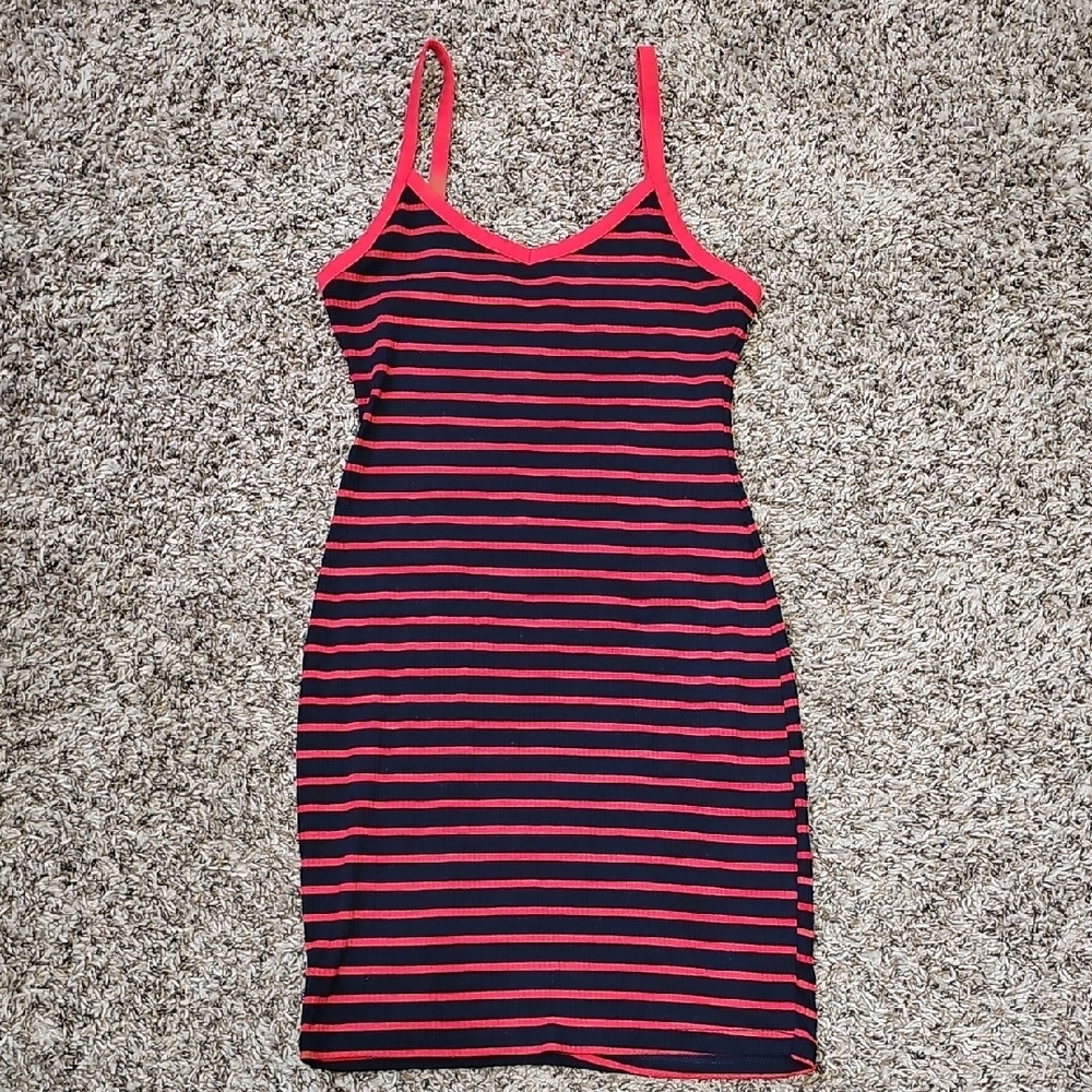 Striped Sleeveless Dress EUC
